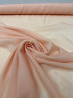 Ткань персиковый шифон — изображение 3