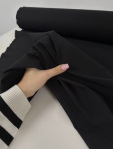 черный плотный хлопок