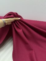 Итальянский шерстяной трикотаж ткань ягодный — изображение 2