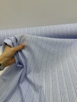 Рубашечная ткань в полоску хлопок c вышивкой — изображение 4