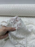 Ажурный трикотаж вязаный ткань для шитья