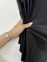 Экокожа ткань искусственная кожа крокодил черный — изображение 6